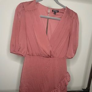 Express blush pink dress